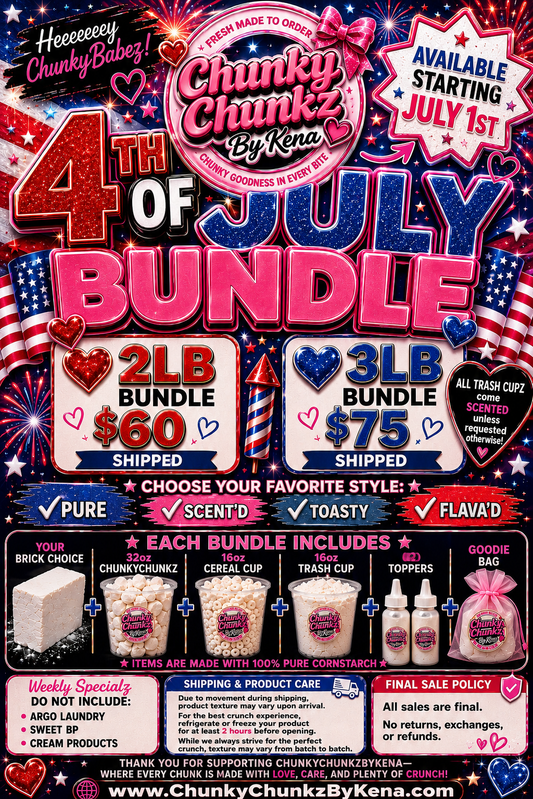 4TH OF JULY CHUNKY BUNDLE 💕💙❤️🤍🇺🇸